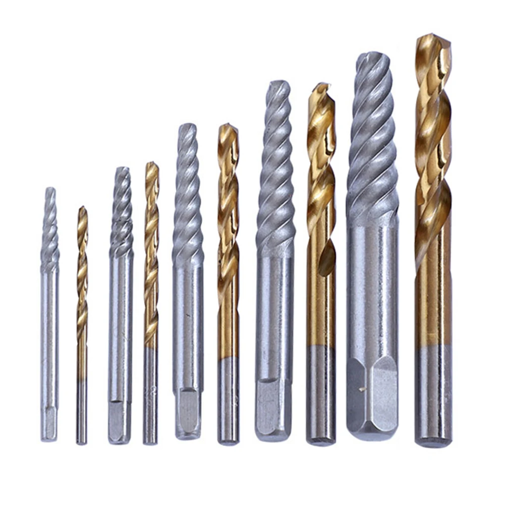 10pcs/set Broken Bolt Remover Plastic Box Storage Screw Extractor Drill Bits Anti-rust Wear-resistant Professional Accessories
10pcs/set Broken Bolt Remover Plastic Box Storage Screw Extractor Drill Bits Anti-rust Wear-resistant Professional Accessories