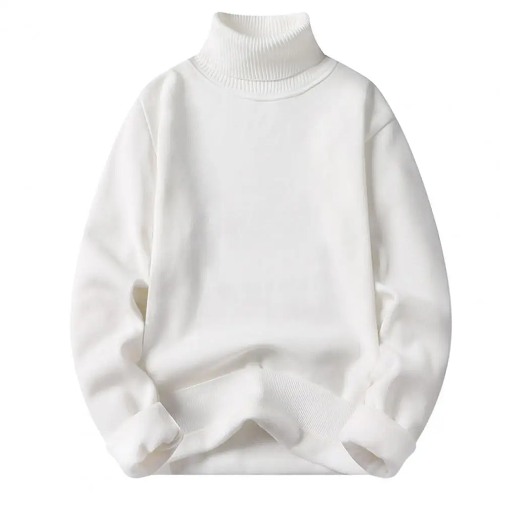 Fleece-lined Turtleneck Sweater Cozy Stylish Men's Turtleneck Sweater Warm Fleece Lining Slim Fit Knit Top for Autumn Winter
Fleece-lined Turtleneck Sweater Cozy Stylish Men's Turtleneck Sweater Warm Fleece Lining Slim Fit Knit Top for Autumn Winter