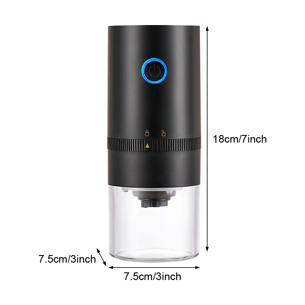 With Ceramic Burrs Electrical Coffeeware For Camping Lightweight Compact Fine Outdoor Easy Clean Home Kitchen Coffee Grinder
With Ceramic Burrs Electrical Coffeeware For Camping Lightweight Compact Fine Outdoor Easy Clean Home Kitchen Coffee Grinder