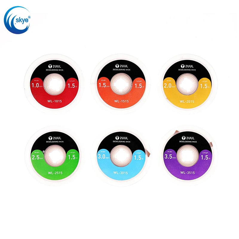 2UUL Desoldering Wick Disc High Quality Type for Mobile Phone Repair Welding Tin Absorbing Wire Cleaning Residue Repair Tools
2UUL Desoldering Wick Disc High Quality Type for Mobile Phone Repair Welding Tin Absorbing Wire Cleaning Residue Repair Tools