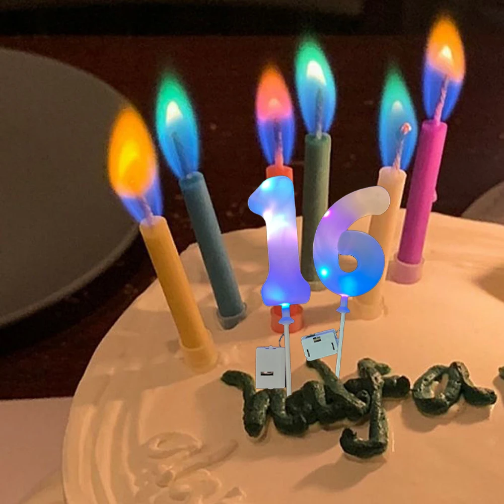 Children's Birthday Candles Luminous 0-9 Number Colorful Insert Card Heart Glitter Candles For Cake Decoration Anniversary Party
Children's Birthday Candles Luminous 0-9 Number Colorful Insert Card Heart Glitter Candles For Cake Decoration Anniversary Party