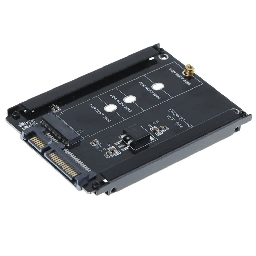 Переходник с открытой рамкой для передачи данных, корпус жесткого диска NGFF SSD на 2,5 дюйма SATA
Переходник с открытой рамкой для передачи данных, корпус жесткого диска NGFF SSD на 2,5 дюйма SATA