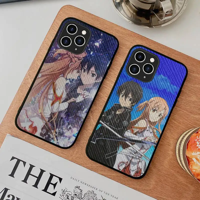 FHNBLJ Sword Art Online SAO Anime Phone Case Hard Leather Case For IPhone 11 12 13 Mini Pro Max 8 7 Plus SE 2020 X XR XS Coque
FHNBLJ Sword Art Online SAO Anime Phone Case Hard Leather Case For IPhone 11 12 13 Mini Pro Max 8 7 Plus SE 2020 X XR XS Coque