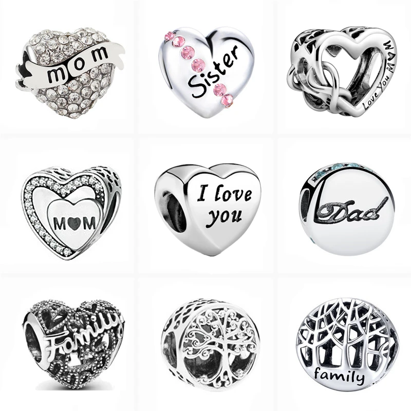 2022 Hot Sale Hollow Family Tree Dad Mom Sister Beads Fit Original Pandora Charms Silver Color Bracelet Bangle Women DIY Jewelry
2022 Hot Sale Hollow Family Tree Dad Mom Sister Beads Fit Original Pandora Charms Silver Color Bracelet Bangle Women DIY Jewelry