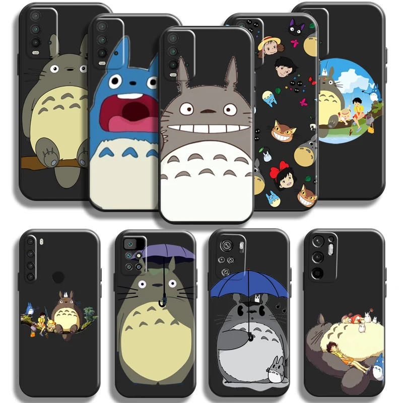 

Cute Cartoon Totoro Cat Anime For Xiaomi Redmi Note 11 11S 11T 10 10S 10T 9 9S Pro Plus 5G Phone Case Redmi 10 9 9T 9A 9C TPU