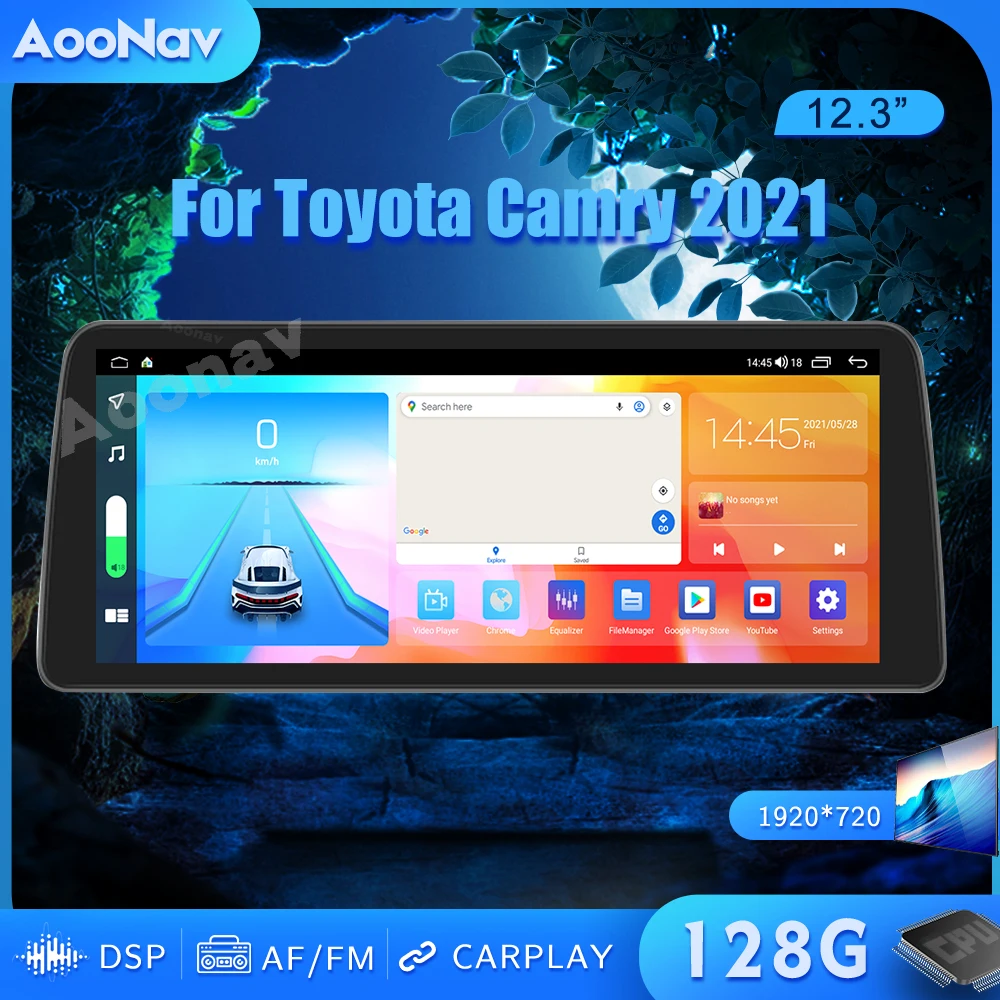 128GB Android Car radio GPS For Toyota Camry 2021 car Multimedia Player Navigation Stereo receiver Head Unit
128GB Android Car radio GPS For Toyota Camry 2021 car Multimedia Player Navigation Stereo receiver Head Unit