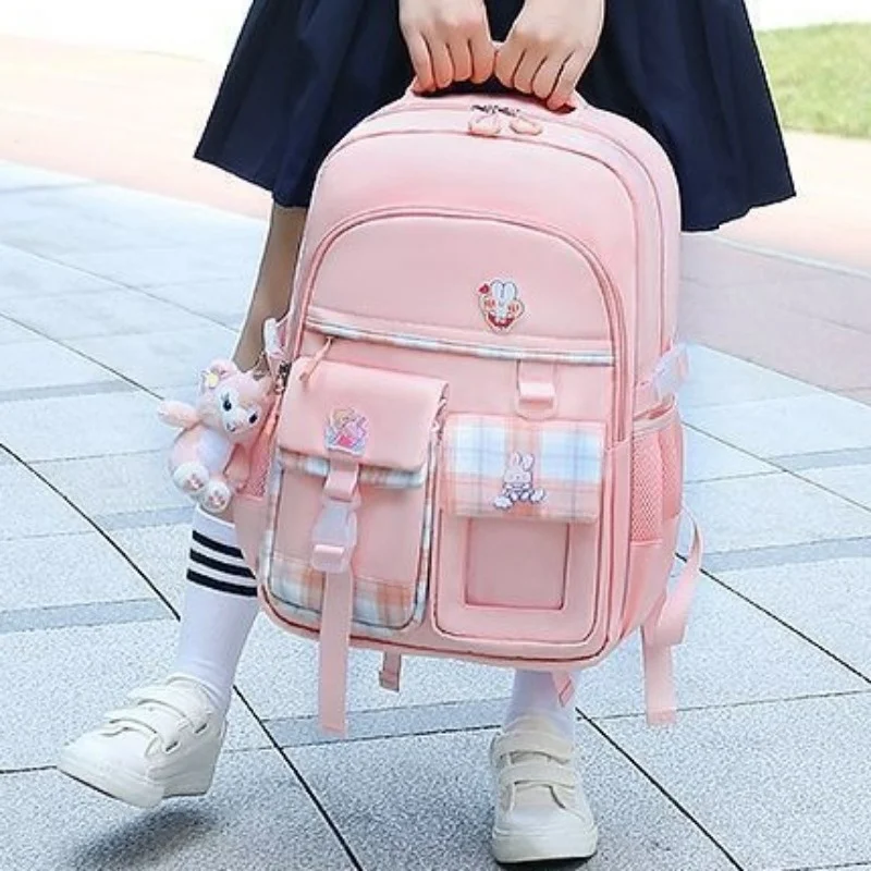 Elementary School Girl Schoolbag Multi-Functional Waterproof and Lightweight Ultra Light Breathable Backpack
Elementary School Girl Schoolbag Multi-Functional Waterproof and Lightweight Ultra Light Breathable Backpack