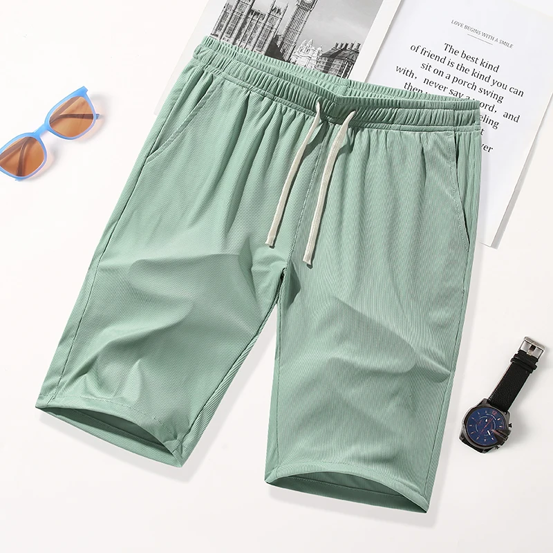Shorts Men's Summer Casual Five-Piece Pants Ice Silk Quick-Drying Solid Color Beach Pants Outdoor Sports Versatile Men's Pants
Shorts Men's Summer Casual Five-Piece Pants Ice Silk Quick-Drying Solid Color Beach Pants Outdoor Sports Versatile Men's Pants