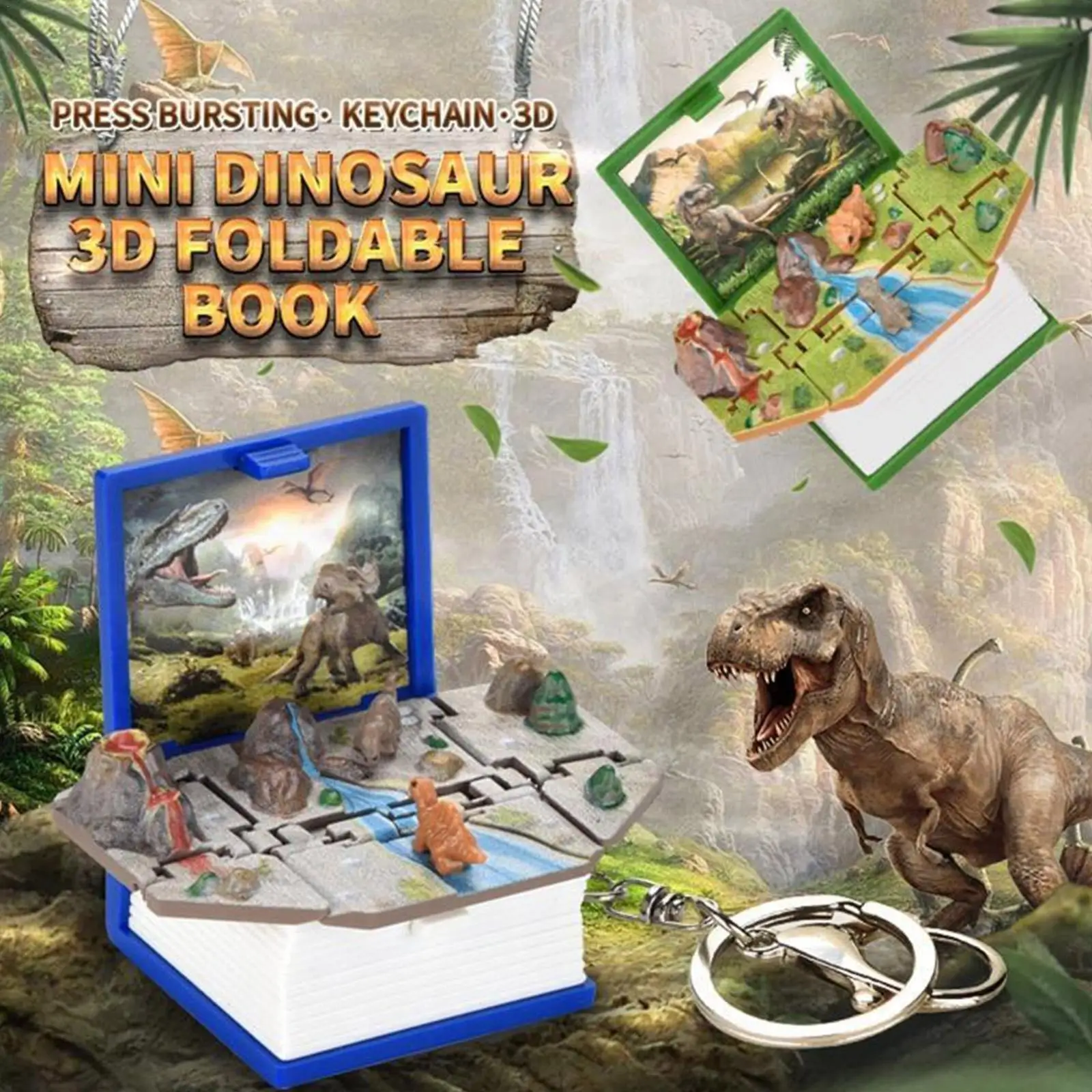 Мини-брелки с динозаврами 3D, детский складной брелок-книжка, брелок с подвеской в виде динозавра, детский вечерние ничный подарок с динозавр...
Мини-брелки с динозаврами 3D, детский складной брелок-книжка, брелок с подвеской в виде динозавра, детский вечерние ничный подарок с динозавр...