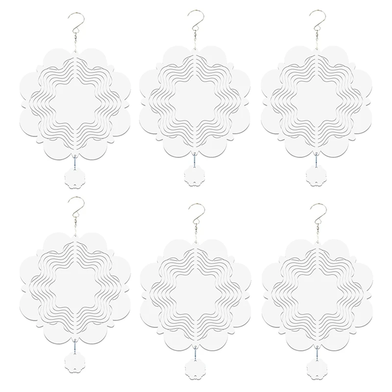 6Pcs Sublimation Wind Spinner Blanks 3D Wind Spinners Hanging Wind Spinners For Outdoor Garden Decoration E-8 Inch
6Pcs Sublimation Wind Spinner Blanks 3D Wind Spinners Hanging Wind Spinners For Outdoor Garden Decoration E-8 Inch