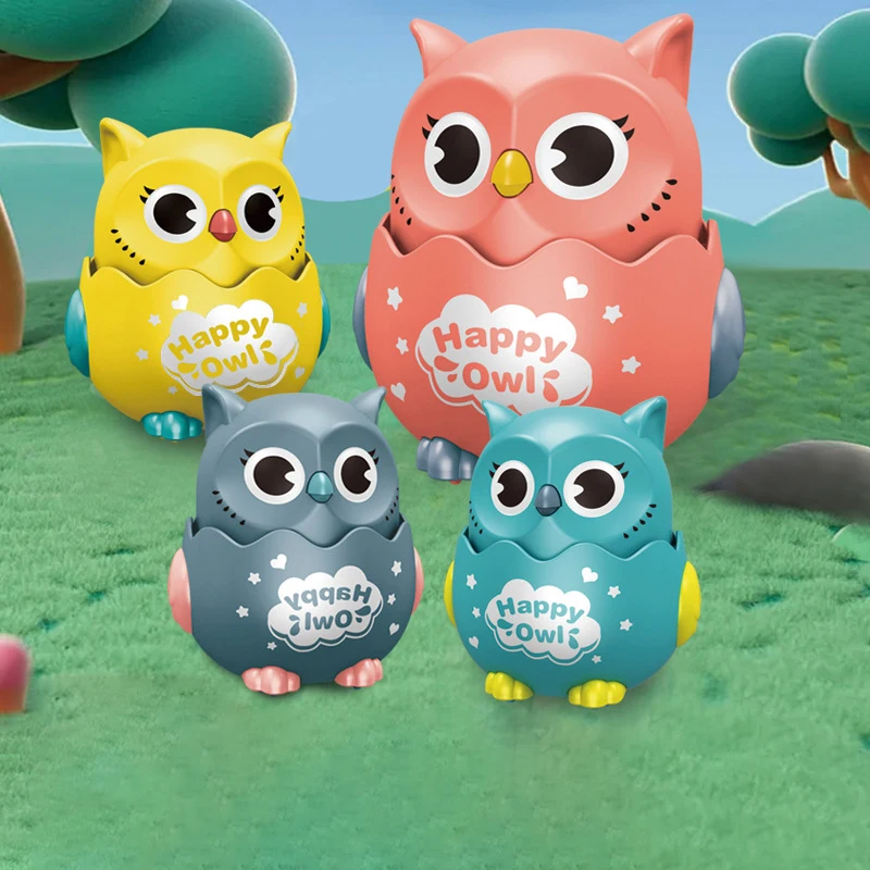 New Colorful Cartoon Children's Toy Fingertip Press Taxi Owl Back Force Inertia Car Animal Baby Educational Toys for Kids Gifts
New Colorful Cartoon Children's Toy Fingertip Press Taxi Owl Back Force Inertia Car Animal Baby Educational Toys for Kids Gifts