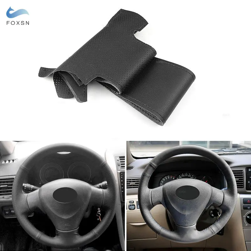 Hand Braid Car-styling Steering Wheel Black Leather Cover Trim For Toyota Corolla 2006 - 2010 Matrix 2009 Auris 2007 2008 2009
Hand Braid Car-styling Steering Wheel Black Leather Cover Trim For Toyota Corolla 2006 - 2010 Matrix 2009 Auris 2007 2008 2009