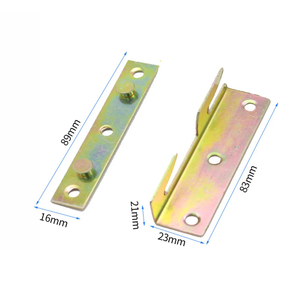 4 Sets Metal Bed Bracket Bed Frame Fixing Connecting Furniture Rail Hook Brackets Hinge Fitting Connector Lock Hardware
4 Sets Metal Bed Bracket Bed Frame Fixing Connecting Furniture Rail Hook Brackets Hinge Fitting Connector Lock Hardware