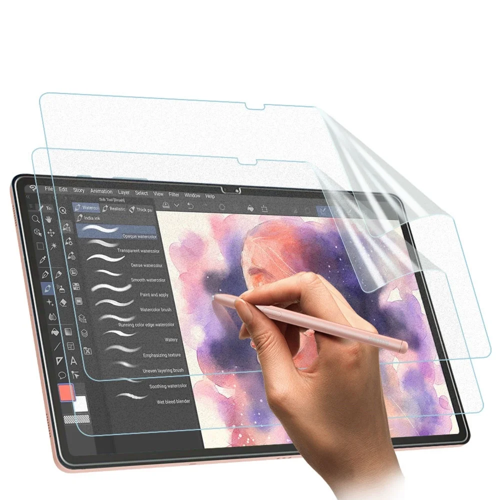 Защитная пленка для экрана, как бумага для Samsung Galaxy Tab S7 Plus 12,4 дюйма 2020, пленка с бумажной текстурой, Антибликовая HD Прозрачная пленка из ПЭТ S8
Защитная пленка для экрана, как бумага для Samsung Galaxy Tab S7 Plus 12,4 дюйма 2020, пленка с бумажной текстурой, Антибликовая HD Прозрачная пленка из ПЭТ S8