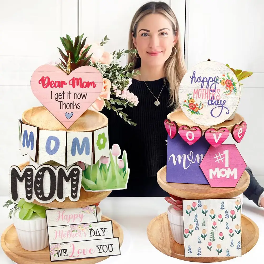 NEW Colorful Wooden Signs Ornaments Multipurpose Tiered Tray Sign Rustic Farmhouse Decor For Mother Day
NEW Colorful Wooden Signs Ornaments Multipurpose Tiered Tray Sign Rustic Farmhouse Decor For Mother Day