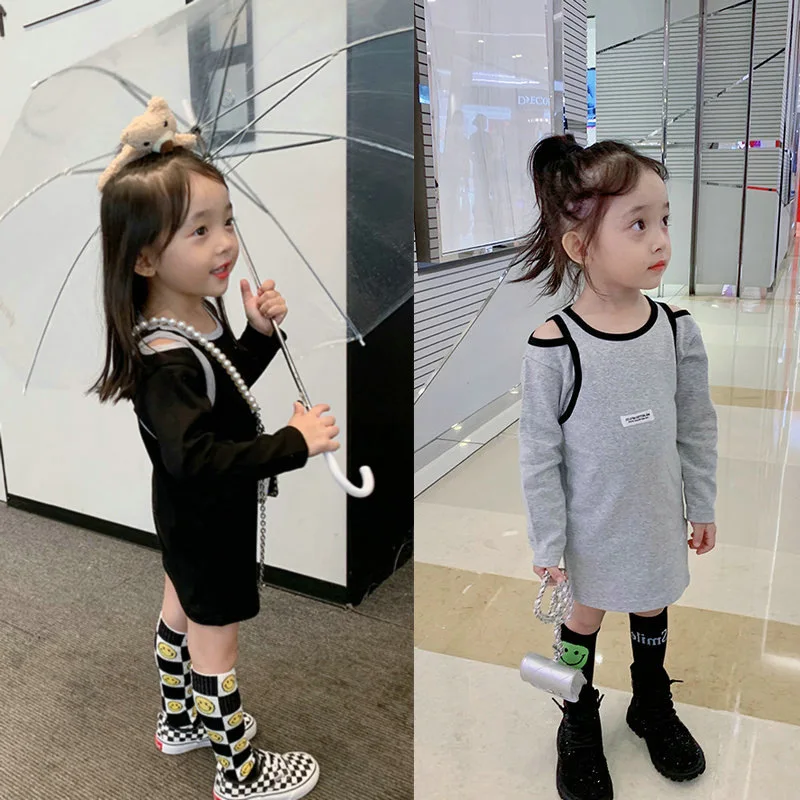 2022 Dress For Girl Long Sleeve Midi Dress Fashion Streetwear Off-shoulder Toddler Girl Dress Autumn Spring Split Straight Dress
2022 Dress For Girl Long Sleeve Midi Dress Fashion Streetwear Off-shoulder Toddler Girl Dress Autumn Spring Split Straight Dress