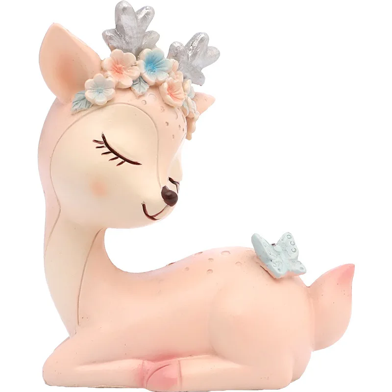 9cm Figurines Cartoon Cute Sika Deer Resin Ornament Cake Baking Decoration Teen Room Girl Baby Room Decor Car Fairy Garden Craft
9cm Figurines Cartoon Cute Sika Deer Resin Ornament Cake Baking Decoration Teen Room Girl Baby Room Decor Car Fairy Garden Craft