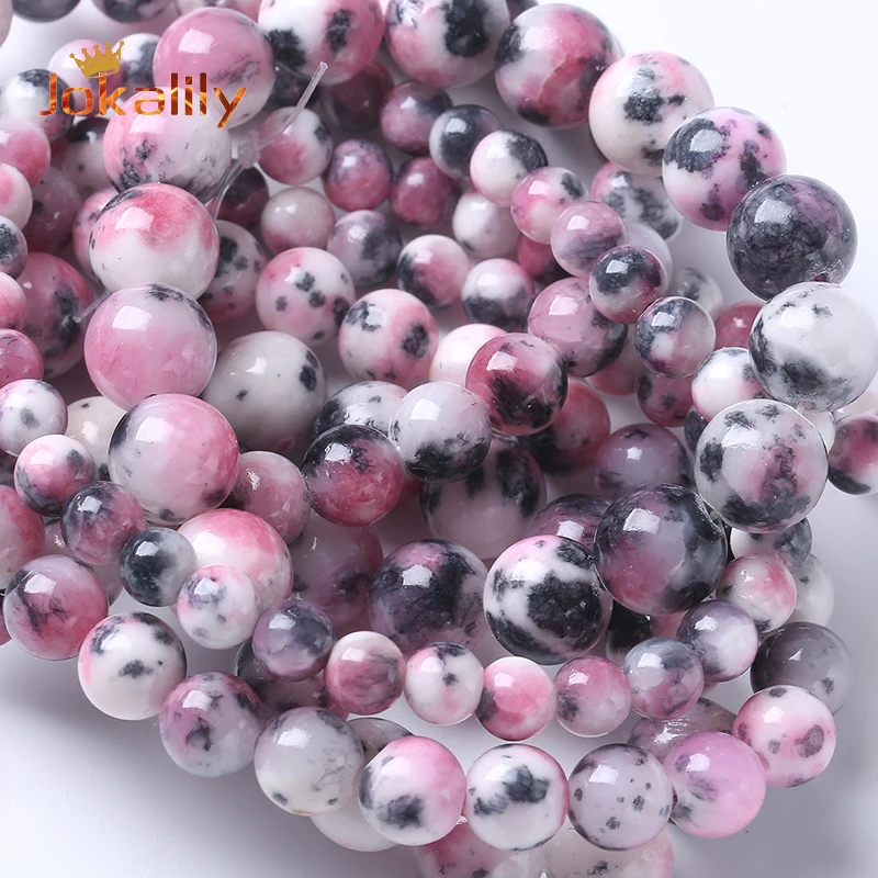 Natural Pink Black Persian Jades Stone Beads Round Beads For Jewelry Making Needlework Fit Diy Bracelet Necklace 6 8 10 12mm 15"
Natural Pink Black Persian Jades Stone Beads Round Beads For Jewelry Making Needlework Fit Diy Bracelet Necklace 6 8 10 12mm 15"