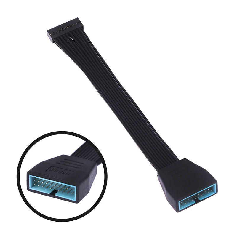 Маленький внутренний удлинитель Mini USB 3,0 19/20 Pin, переходной кабель, черный плоский провод, кабель для материнской платы 5,9 дюйма/15 см
Маленький внутренний удлинитель Mini USB 3,0 19/20 Pin, переходной кабель, черный плоский провод, кабель для материнской платы 5,9 дюйма/15 см
