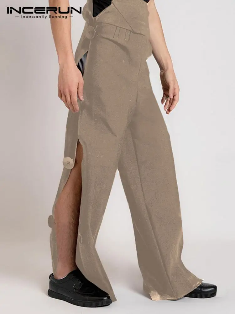 Fashion Men Pants Solid Color High Waist Side 2022 Button Loose Casual Trousers Men Streetwear Joggers Pantalon S-5XL INCERUN
Fashion Men Pants Solid Color High Waist Side 2022 Button Loose Casual Trousers Men Streetwear Joggers Pantalon S-5XL INCERUN