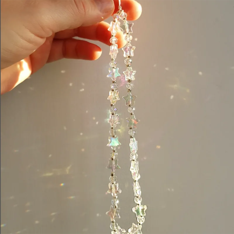 Iridescent Phone Charm Chain Translucent Star Heart Beaded Phone Lanyard Wrist Strap 90s Accessory Gift Y2K Moblie Accessories
Iridescent Phone Charm Chain Translucent Star Heart Beaded Phone Lanyard Wrist Strap 90s Accessory Gift Y2K Moblie Accessories