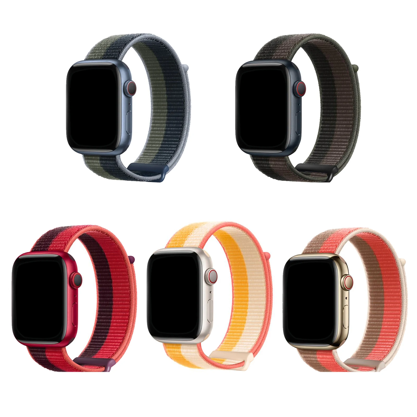 Nylon Weave For Sports Strap 38 -41mm Breathable Elastic Braided Bracelet For Wristband IWatchSeries Accessories 3 4 5 SE 6 7
Nylon Weave For Sports Strap 38 -41mm Breathable Elastic Braided Bracelet For Wristband IWatchSeries Accessories 3 4 5 SE 6 7