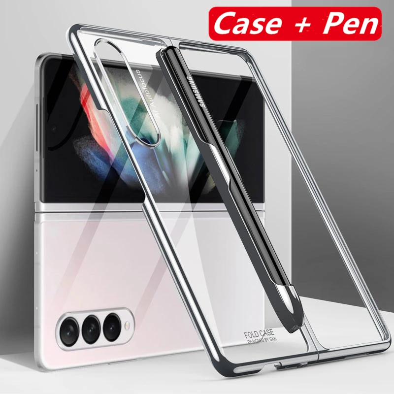 Рамка с покрытием, прозрачный чехол с ручкой для Samsung Galaxy Z Fold 3 S, Чехол-держатель с карманом для ручки, жесткий пластиковый прозрачный чехол-н...
Рамка с покрытием, прозрачный чехол с ручкой для Samsung Galaxy Z Fold 3 S, Чехол-держатель с карманом для ручки, жесткий пластиковый прозрачный чехол-н...