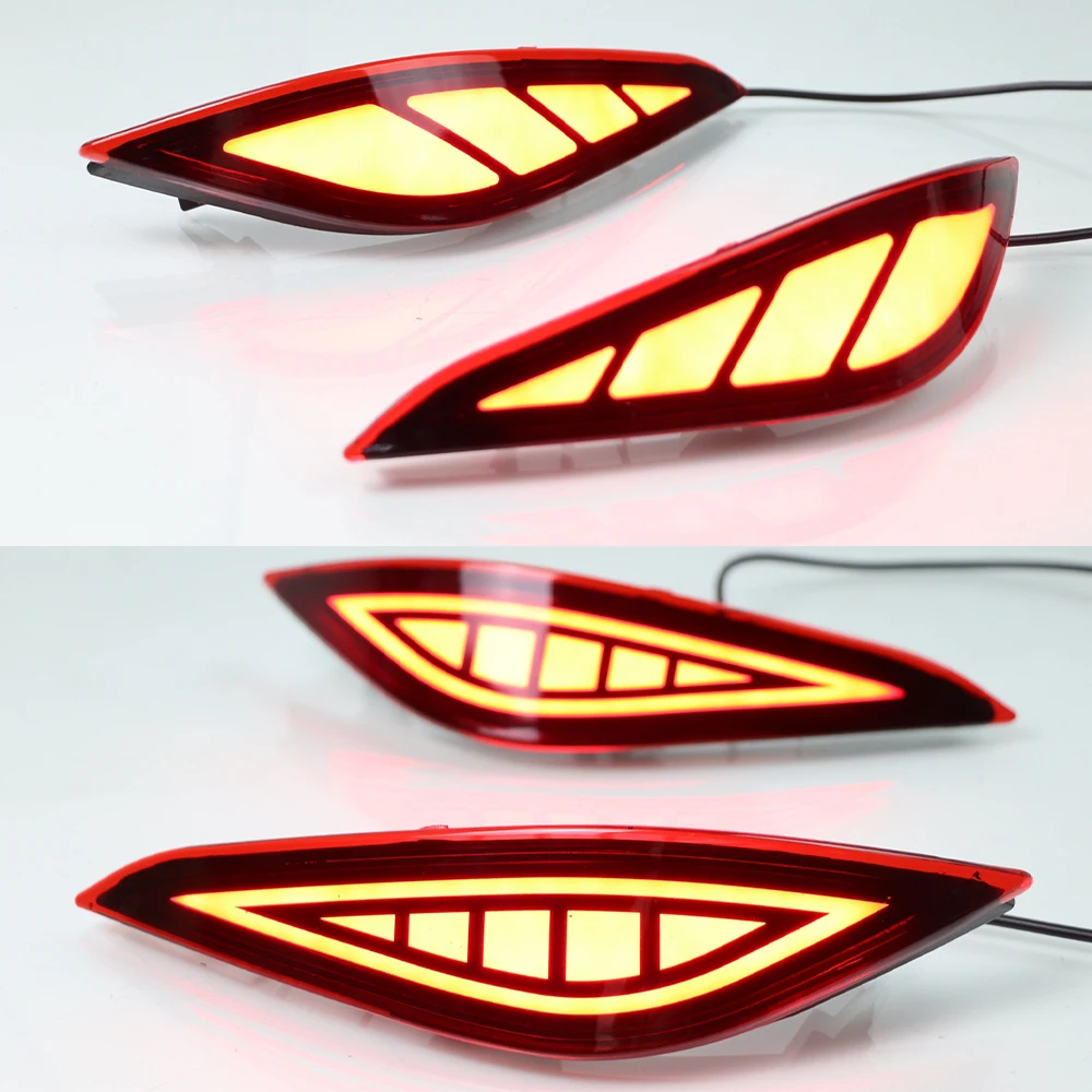 Nice 1 Pair LED Reflector Car Rear Fog Lamp Brake Light Rear Bumper Decoration Lamp For Toyota Rush 2018 2019 2020
Nice 1 Pair LED Reflector Car Rear Fog Lamp Brake Light Rear Bumper Decoration Lamp For Toyota Rush 2018 2019 2020