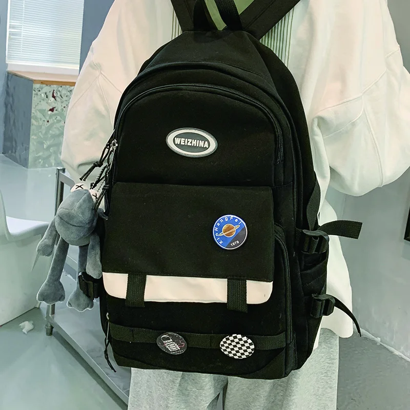Cute Women's Nylon Backpack Female Student Anti Theft School Bag New Ladies Large Capacity Rucksack High Quality Canvas Mochila
Cute Women's Nylon Backpack Female Student Anti Theft School Bag New Ladies Large Capacity Rucksack High Quality Canvas Mochila