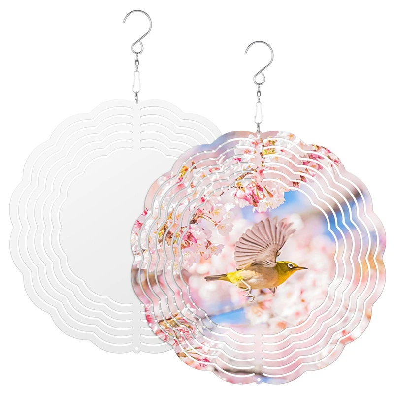 2PCS 8Inch Sublimation Wind Spinner Blank Personalized Photo Wind Spinners For Garden
2PCS 8Inch Sublimation Wind Spinner Blank Personalized Photo Wind Spinners For Garden