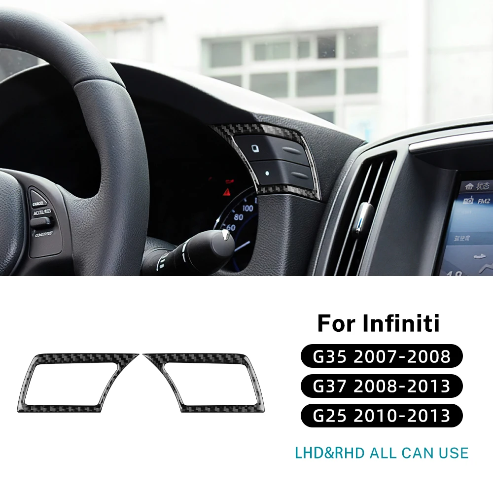 Для Infiniti G25 2010-2013 G35 2007 2008 G37 2008 2009 2010 2011 2012 2013 наклейка на кнопку круиз-контроля из настоящего мягкого углеродного волокна
Для Infiniti G25 2010-2013 G35 2007 2008 G37 2008 2009 2010 2011 2012 2013 наклейка на кнопку круиз-контроля из настоящего мягкого углеродного волокна