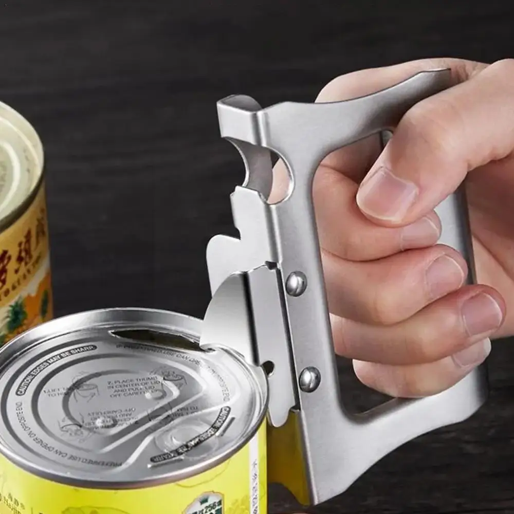 Polished Stainless Steel Bottle Jar Can Opener Buckle Opener Portable Design Tool Gadgets Kitchen Folding Multi-function Mi Z4Q7
Polished Stainless Steel Bottle Jar Can Opener Buckle Opener Portable Design Tool Gadgets Kitchen Folding Multi-function Mi Z4Q7