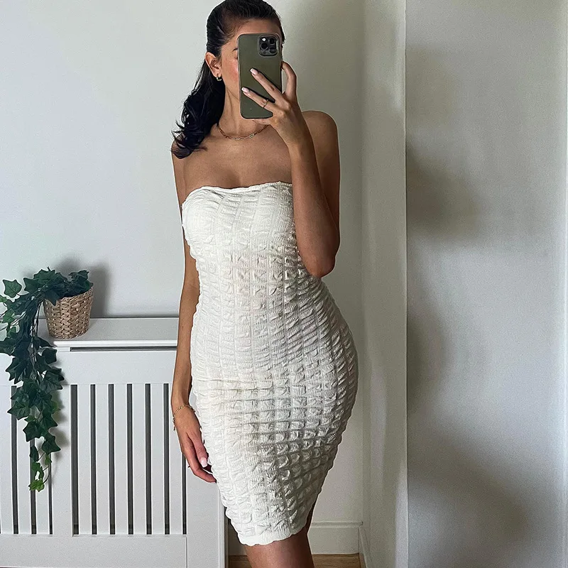 Off The Shoulder Bubble Wrap Mini Dress for Women 2022 Sexy Sleeveless Bodycon Club Party Dress Casual Streetwear Ladies Vestido
Off The Shoulder Bubble Wrap Mini Dress for Women 2022 Sexy Sleeveless Bodycon Club Party Dress Casual Streetwear Ladies Vestido