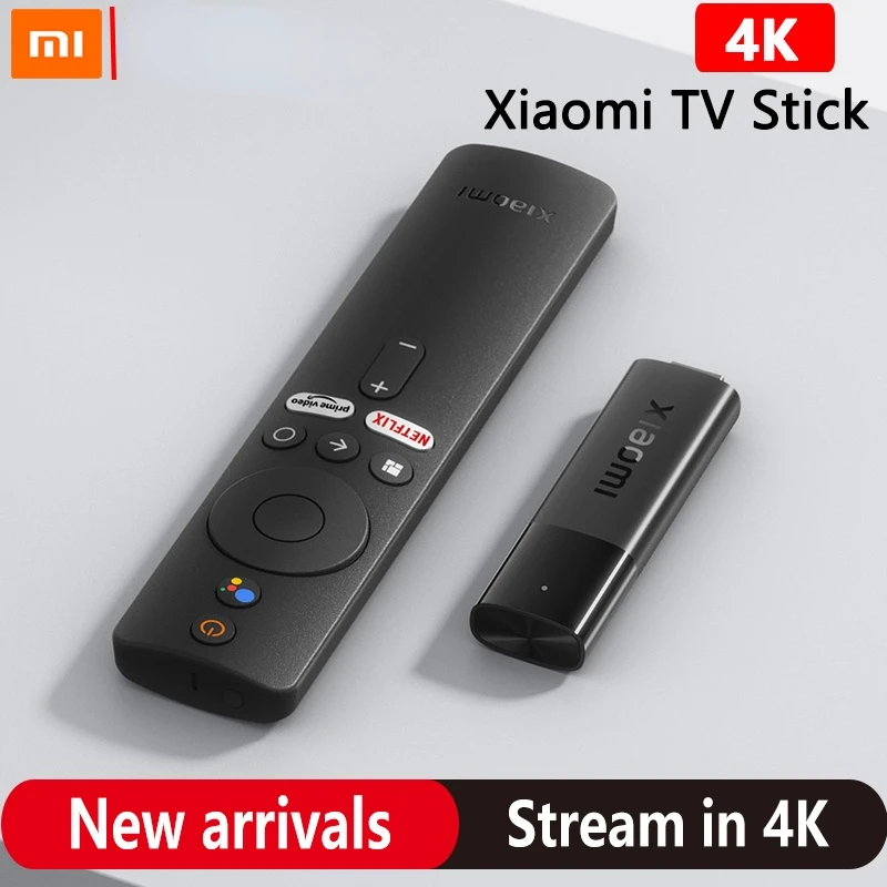 2022 Xiaomi Mi TV Stick 4K Android TV 11 HDR Quad Core 2GB+8GB Bluetooth 5.0 Wifi Netflix Google Assistant Global Version
2022 Xiaomi Mi TV Stick 4K Android TV 11 HDR Quad Core 2GB+8GB Bluetooth 5.0 Wifi Netflix Google Assistant Global Version