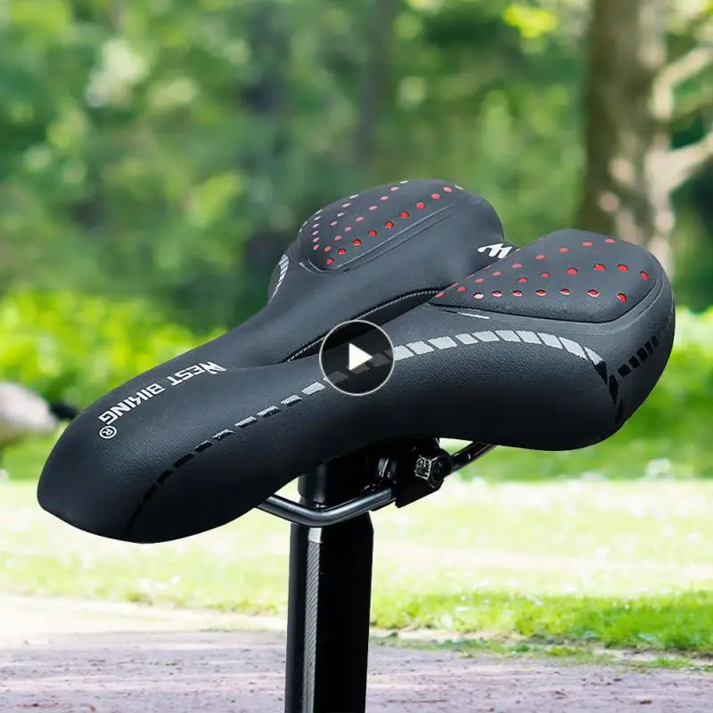 Bicycle Saddle Mountain Bike Seat Saddle Seat Hollow Car Seat Silicone Thickening Soft Comfortable Universal Accessories
Bicycle Saddle Mountain Bike Seat Saddle Seat Hollow Car Seat Silicone Thickening Soft Comfortable Universal Accessories