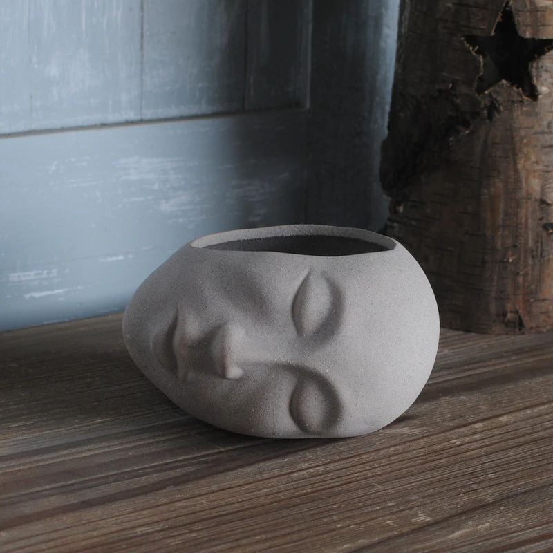 Modern Abstract Art Style Portrait Matte Coarse Glaze Ceramic Flowerpot Flower Garden Landscaping Decoration
Modern Abstract Art Style Portrait Matte Coarse Glaze Ceramic Flowerpot Flower Garden Landscaping Decoration