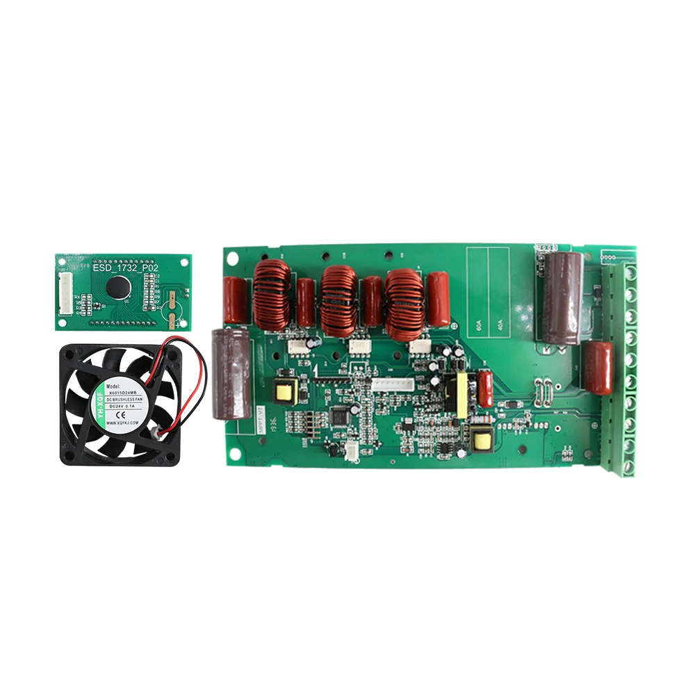 60A Solar Charge and Discharge Controller Board 12V 24V 36V 48V Auto Charging Module with Screen and Fan DIY New
60A Solar Charge and Discharge Controller Board 12V 24V 36V 48V Auto Charging Module with Screen and Fan DIY New