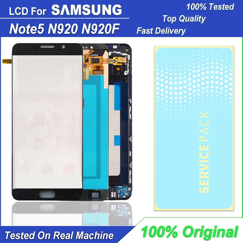 5.7" Original Burns LCD Display for Samsung Galaxy Note 5 N920 LCD Screen Touch Digitizer Assembly For Galaxy Note5 LCD Display
5.7" Original Burns LCD Display for Samsung Galaxy Note 5 N920 LCD Screen Touch Digitizer Assembly For Galaxy Note5 LCD Display