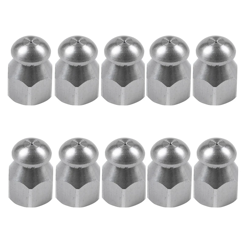 10X Pipe Jetter Pressure Washer Drain Sewer Cleaning Pipe Jetter Rotary Nozzle 5 Jet (1/4 Inch )
10X Pipe Jetter Pressure Washer Drain Sewer Cleaning Pipe Jetter Rotary Nozzle 5 Jet (1/4 Inch )