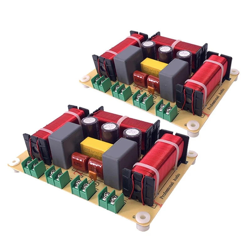 2PCS 4 Way 300W Speaker Frequency Divider Home Theater Hifi Stereo 4Unit Circuit Stereo Audio Crossover Filters
2PCS 4 Way 300W Speaker Frequency Divider Home Theater Hifi Stereo 4Unit Circuit Stereo Audio Crossover Filters