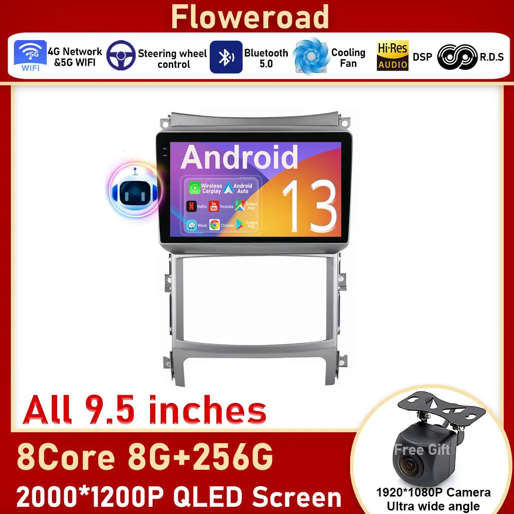 2K Carplay For Hyundai Veracruz ix55 2006 - 2015 Car Radio Multimedia Video Player Navigation GPS Android No 2din 2 din TV
2K Carplay For Hyundai Veracruz ix55 2006 - 2015 Car Radio Multimedia Video Player Navigation GPS Android No 2din 2 din TV