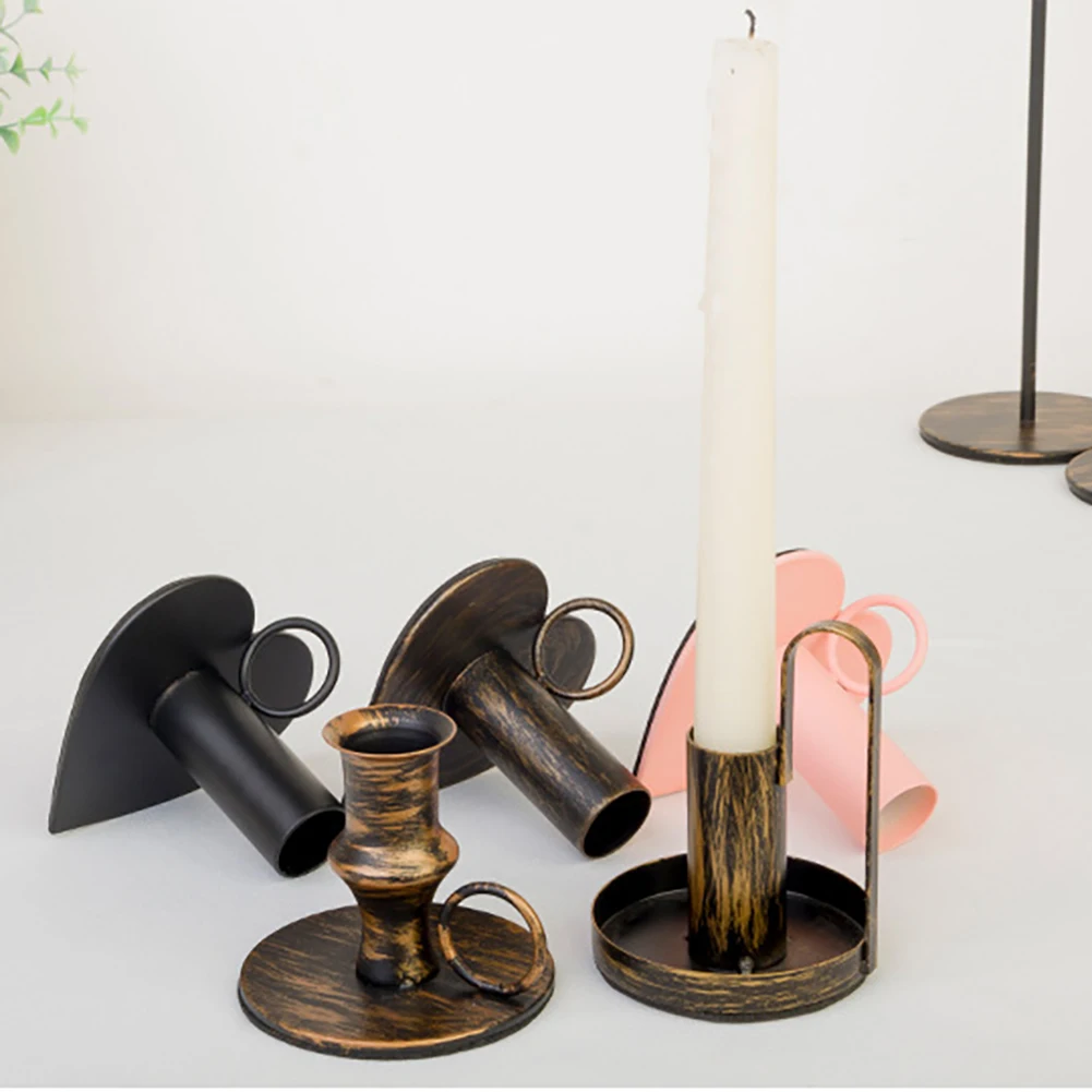 Metal Heart Shaped Antique Candlestick Create Atmosphere Candlestick Holder Suit Decoration for New Year Christmas Birthday
Metal Heart Shaped Antique Candlestick Create Atmosphere Candlestick Holder Suit Decoration for New Year Christmas Birthday