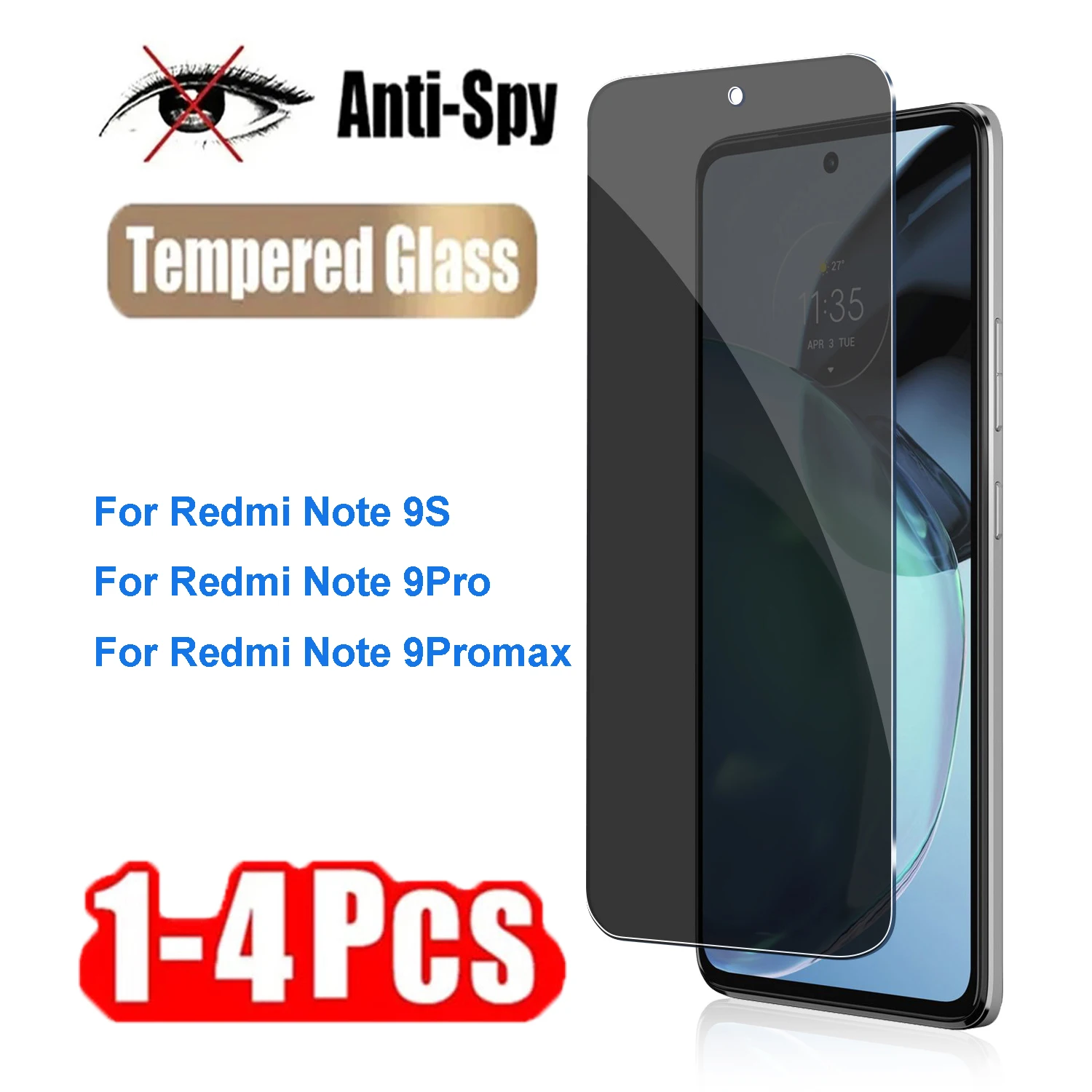 1-4Pcs Anti-Spy Protective Tempered Glass For Redmi Note 9 Pro max Privacy Screen Protectors For Redmi Note 9S Glass Films
1-4Pcs Anti-Spy Protective Tempered Glass For Redmi Note 9 Pro max Privacy Screen Protectors For Redmi Note 9S Glass Films
