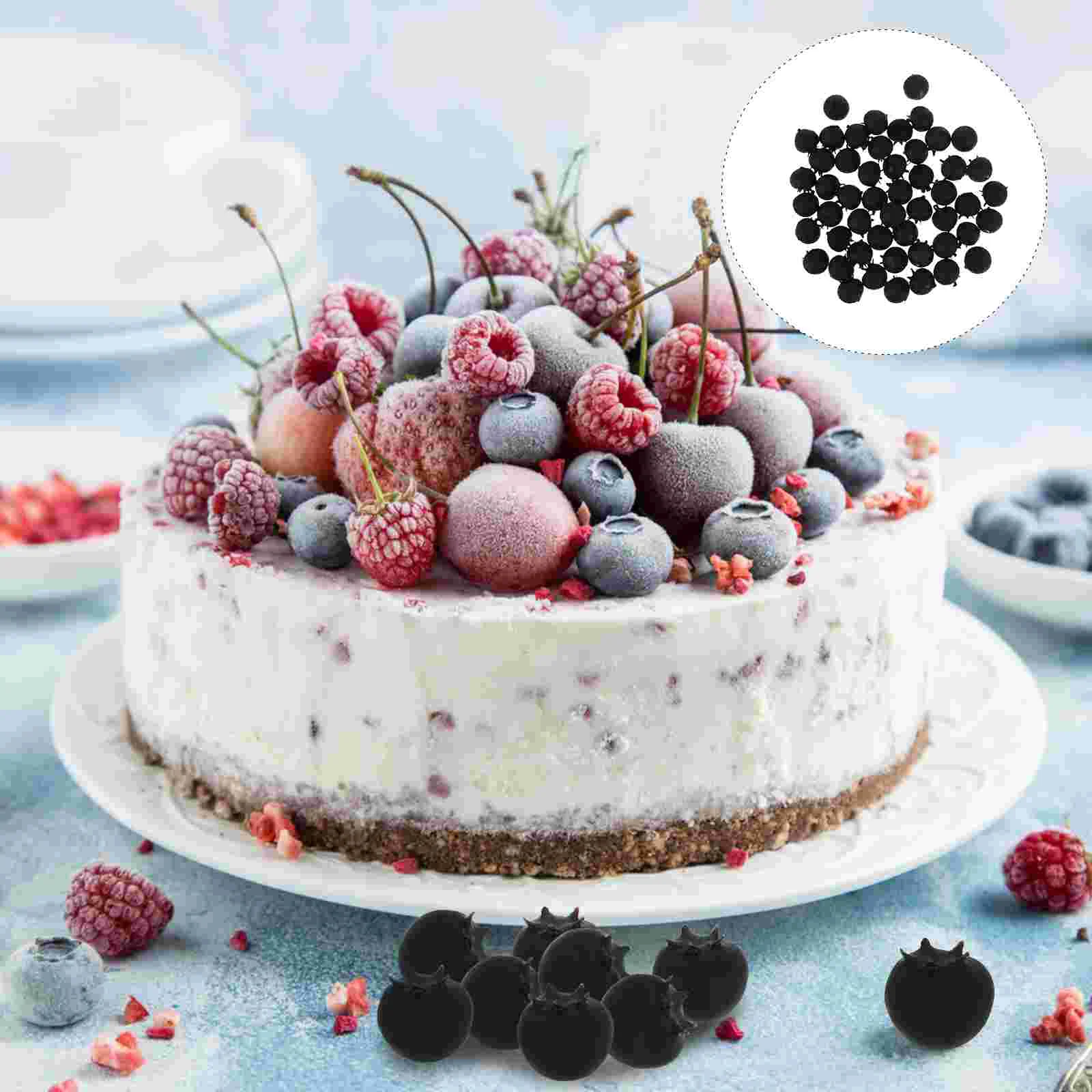 Home Decoration DIY Blue Berry Crafts Artificial Fruit Props 1.5*1.5cm Black Lifelike Simulation Food Model
Home Decoration DIY Blue Berry Crafts Artificial Fruit Props 1.5*1.5cm Black Lifelike Simulation Food Model