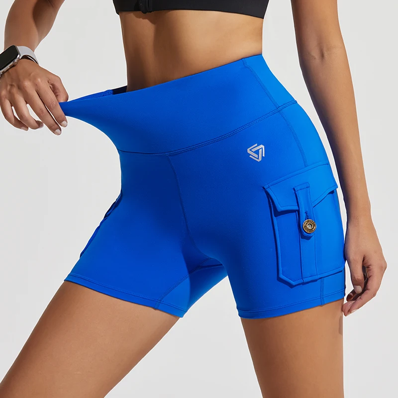 Summer Women High Waist Sports Yoga Shorts Tight-fitting Hip Fitness Short Leggings Running Workout Short Pants With Pockets
Summer Women High Waist Sports Yoga Shorts Tight-fitting Hip Fitness Short Leggings Running Workout Short Pants With Pockets