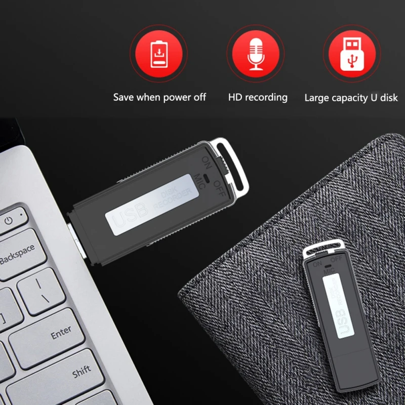16G/8G/4G Digital Voice Recorder Security Mini USB Flash Drive Recording U Disk Dictaphone 20H Mini Voice Activated Recorders
16G/8G/4G Digital Voice Recorder Security Mini USB Flash Drive Recording U Disk Dictaphone 20H Mini Voice Activated Recorders