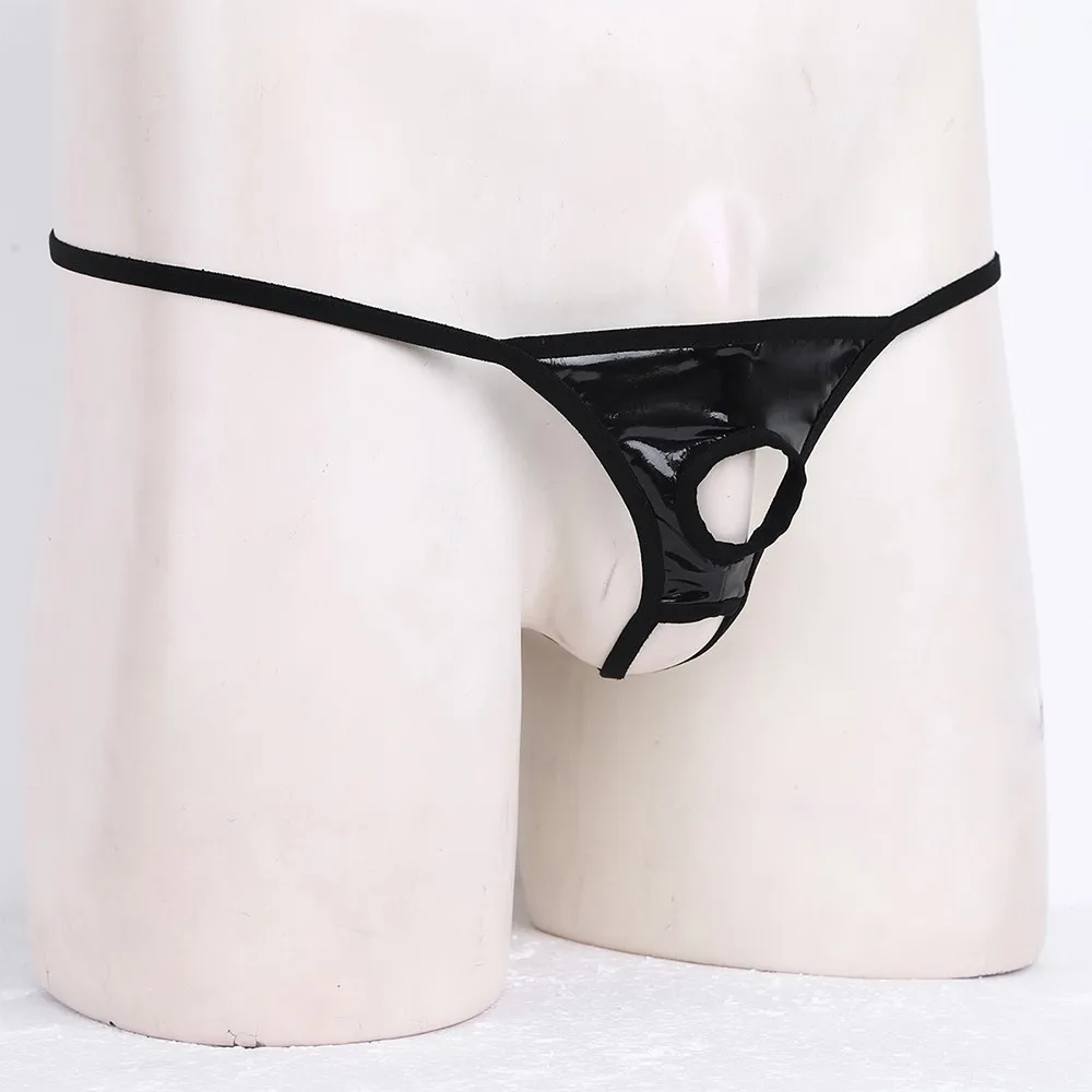 Sexy Men Lingerie Pouch Bikini Briefs Jockstrap Pant G String Thongs Underwear Thong Men's Patent Leather Sexy Underpants Metal
Sexy Men Lingerie Pouch Bikini Briefs Jockstrap Pant G String Thongs Underwear Thong Men's Patent Leather Sexy Underpants Metal