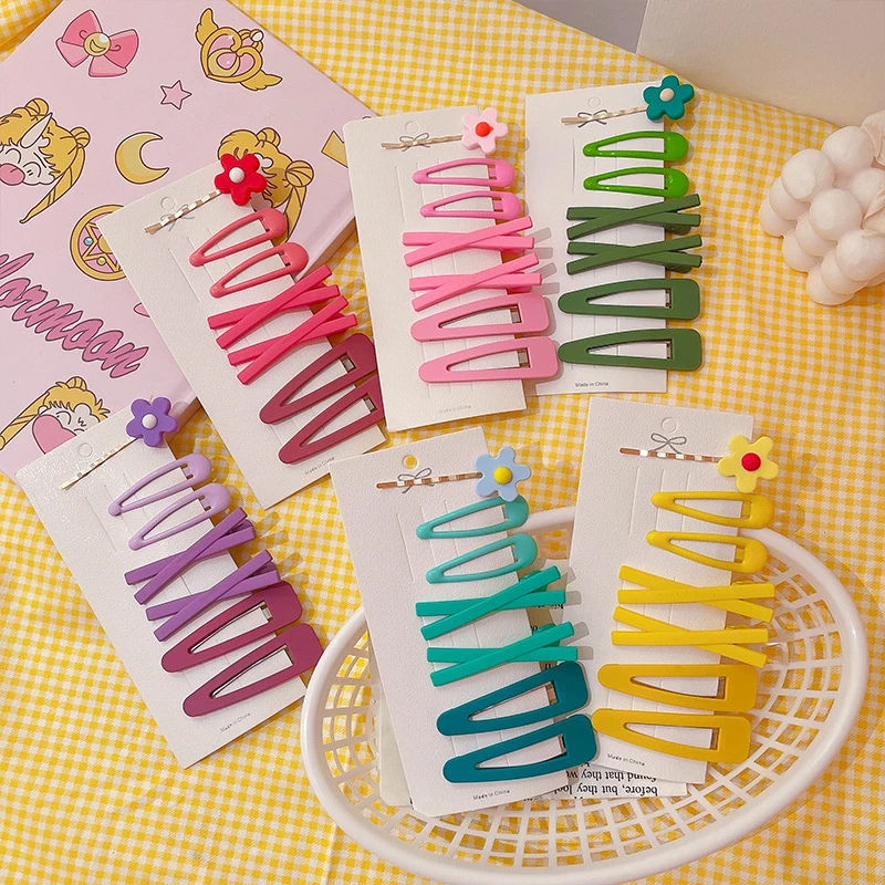7Pc/Set Sweet Flower Hair Clip For Girls Korean Waterdrop Shape Hairpin Cute Kids Hair Clips Women Colorful Barrettes Headwear
7Pc/Set Sweet Flower Hair Clip For Girls Korean Waterdrop Shape Hairpin Cute Kids Hair Clips Women Colorful Barrettes Headwear