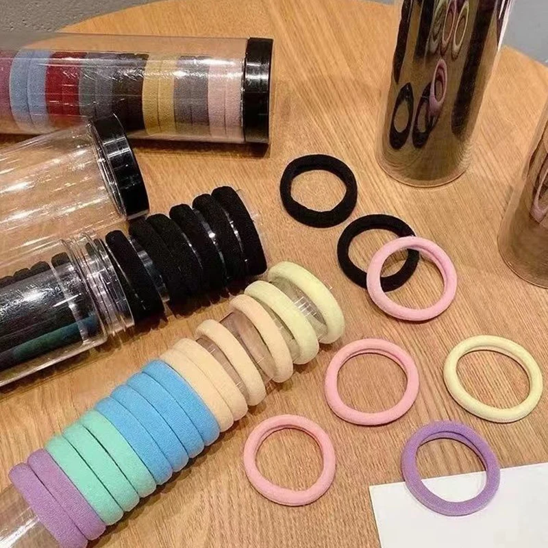 20 Pieces/Box Canned Towel Ring High Elastic Seamless Simple Solid Colors Hair Ring Ponytail Holder Hair Ropes Hair Accessories
20 Pieces/Box Canned Towel Ring High Elastic Seamless Simple Solid Colors Hair Ring Ponytail Holder Hair Ropes Hair Accessories