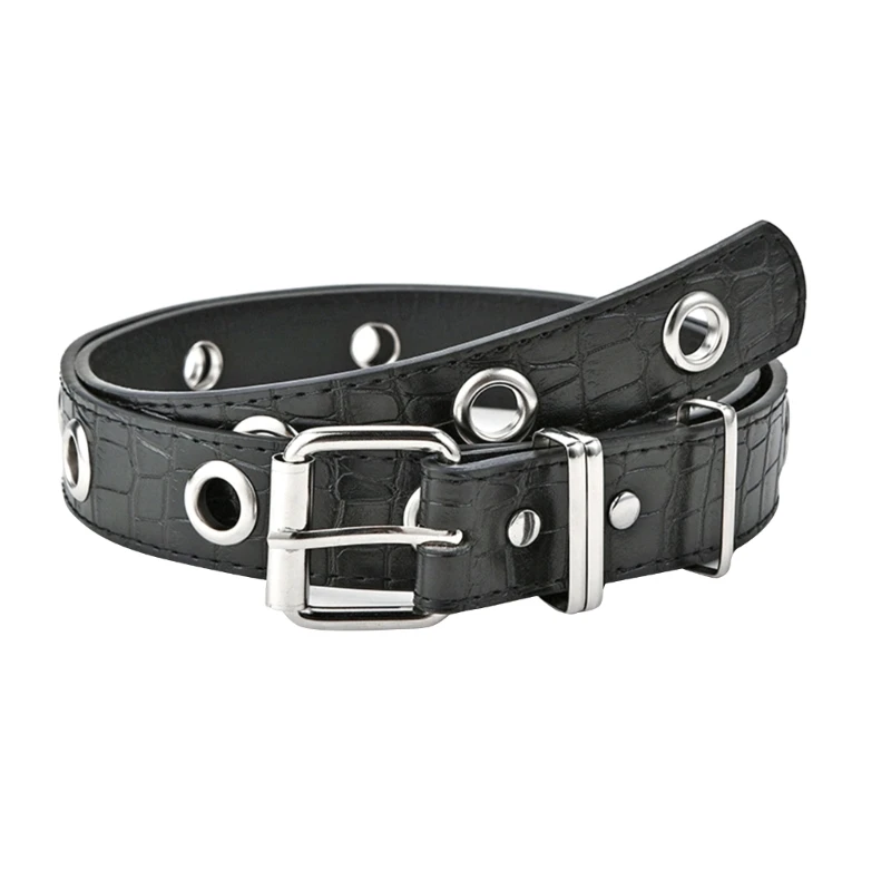 Womens Belts for Jeans Faux Leather Belt Grommet Pin Buckle 1.1" Width Fashion Ladies Casual Belt for Jeans Pants
Womens Belts for Jeans Faux Leather Belt Grommet Pin Buckle 1.1" Width Fashion Ladies Casual Belt for Jeans Pants